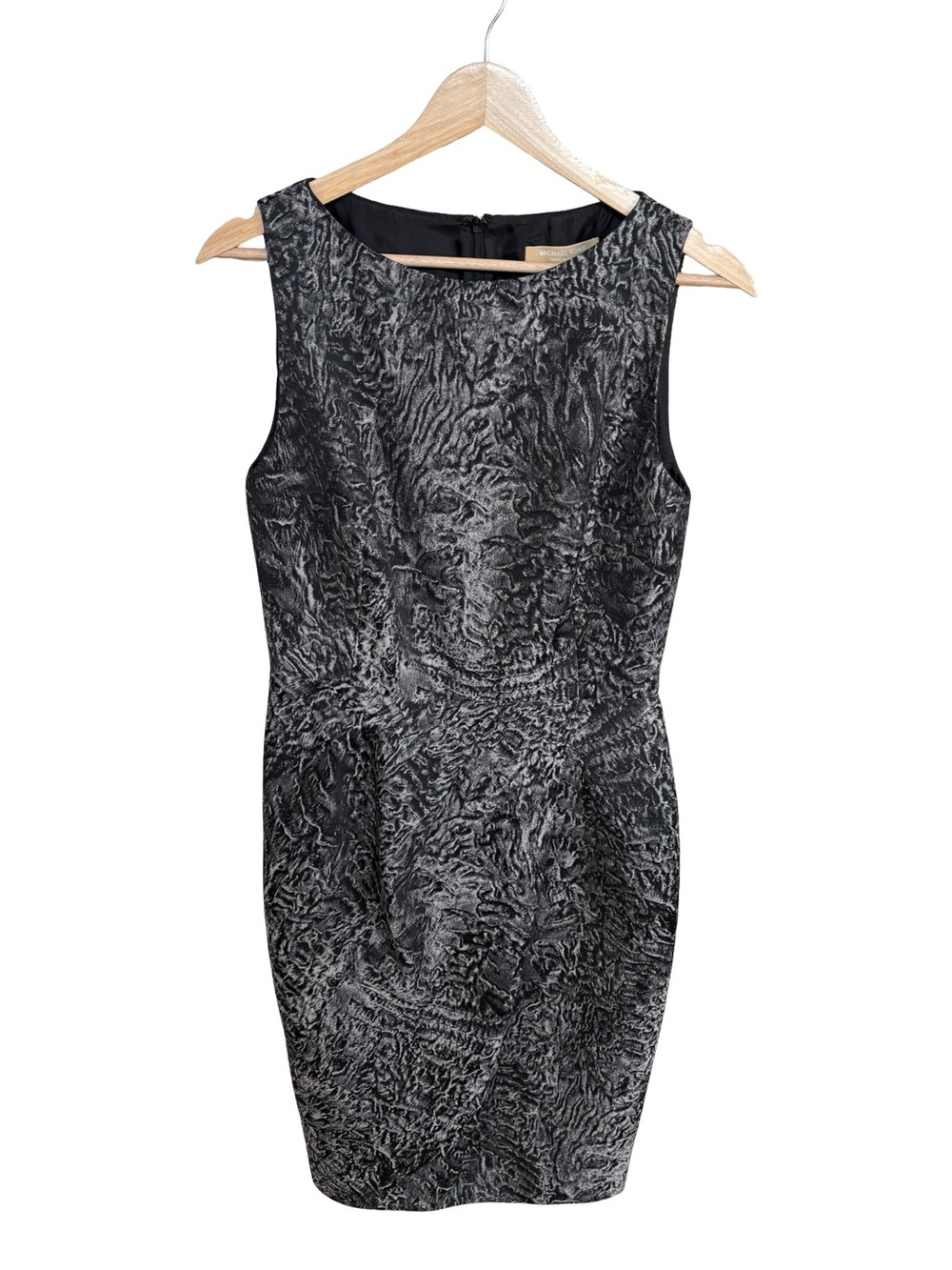 Michael Kors Women’s Made in Italy Black Silver Gray Wool Blend Size 10